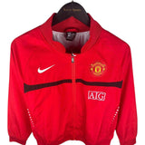 Manchester United Red 2009 Black Line in the Middle Retro Windbreaker Jacket