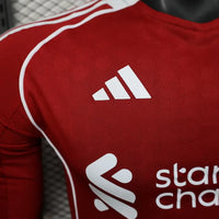 Liverpool Home Fullsleeves 2025/26 - Player Version Quality