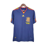 2010 Spain Away Blue Jersey - Retro ( Original Quality )