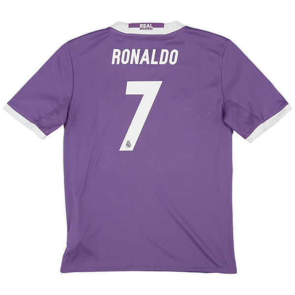 Ronaldo 7 - 2016/17 Merengues Away Jersey - Retro