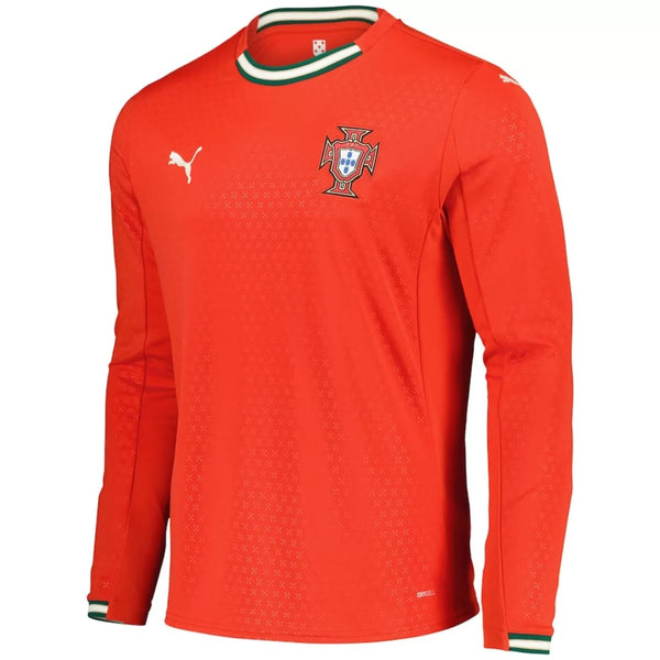 Portugal Home Puma Red Fullsleeves 2025 - Master Quality