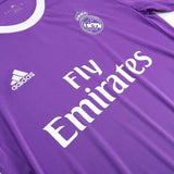 Sergio Ramos 4 - 2016/17 Merengues Away Fullsleeves Jersey - Retro
