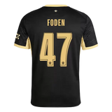Foden 47 - Manchester City Away Black 2026/27 - Master Quality (UCL Font)
