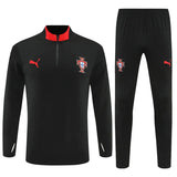 Portugal Black Training Tracksuit 2025/26