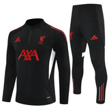 Liverpool Black Training Tracksuit 2025/26