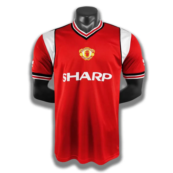 1984/85 Manchester United Home Jersey - Retro
