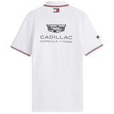 Cadillac Racing F1 White Polo - (Superior Quality)