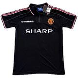 1998-99 Manchester United Goalkeeper Black Retro Jersey