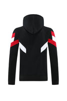 Manchester United Black Hoodie Tracksuit 2025/26