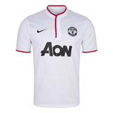 2013/14 Manchester United Away White Jersey - Retro