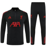 Liverpool Black Training Tracksuit 2025/26