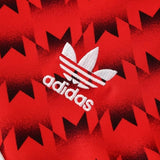 Manchester United Black (Red Design in Front) Anthem Jacket - 2025/26