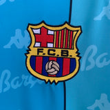 1996/97 FCB Away Retro Kappa Fullsleeves Light Blue Jersey