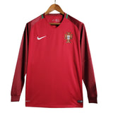 2016 Portugal Home Fullsleeves Jersey - Retro