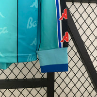1996/97 FCB Away Retro Kappa Fullsleeves Light Blue Jersey