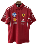 Scuderia Ferrari F1 Red 2025 Polo T-Shirt With Collar (Superior Quality)