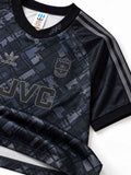 1990/92 Gunners Away Black Jersey - Retro