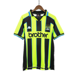 1998/99 - Manchester City Away Black/Neon Jersey - Retro