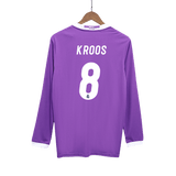 Kroos 8 - 2016/17 Merengues Away Fullsleeves Jersey - Retro