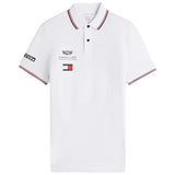 Cadillac Racing F1 White Polo - (Superior Quality)