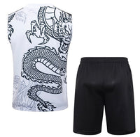 Merengues White Dragon Sleeveless Training Set - 2024/25