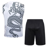 Merengues White Dragon Sleeveless Training Set - 2024/25