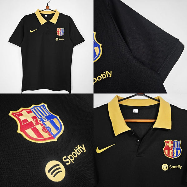 Barcelona Black Polo 2024/25 - Master quality (Superior Quality)
