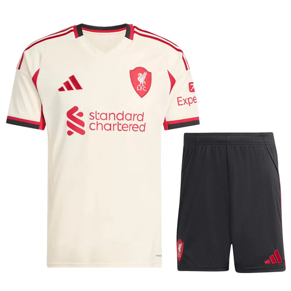 Liverpool Away Set 2025/26 - (Jersey + Shorts)