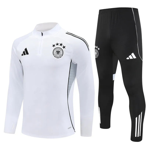 Germany White Training Tracksuit - World Cup 2026