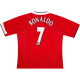 Ronaldo 7 - Manchester United Home Jersey - Retro