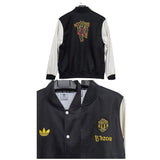 Manchester United Chinese New Year Black/White Varsity Jacket 2026
