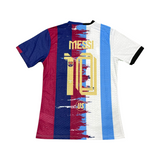 Messi 10 - Argentina x Barcelona Tribute Jersey Special Edition - Player Version Quality