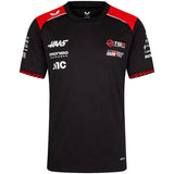 Haas F1 Racing Team Setup 2026 T-Shirt - Black (Superior Quality)