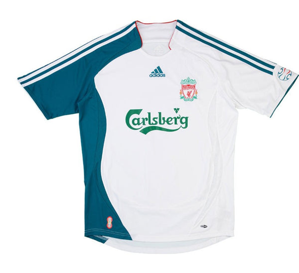 2006/07 Liverpool Third Jersey (White/Green) - Retro