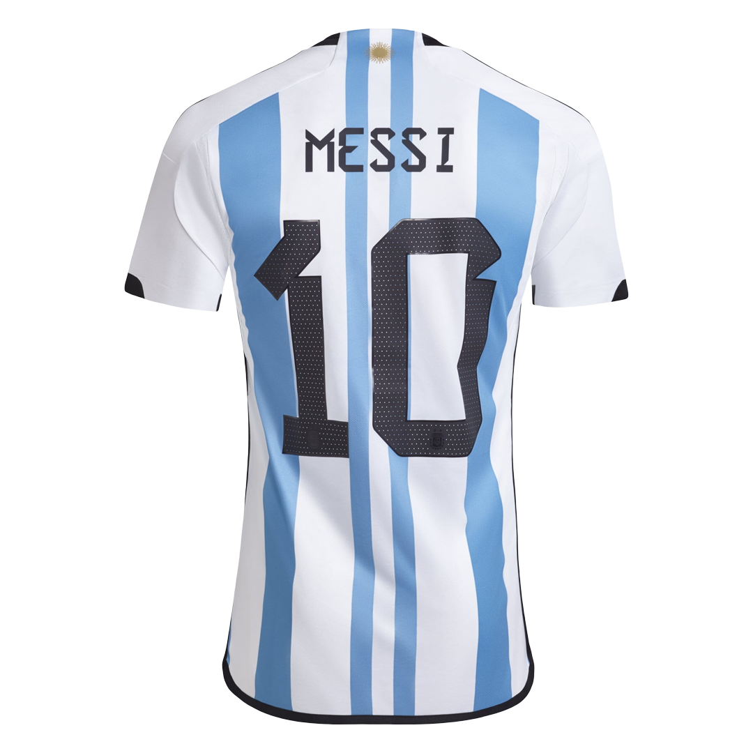 2022/23 アルゼンチン (#10 MESSI)3つ星 MESSI 10 - Argentina Home 3 Star World Cup 2022 - Master Quality