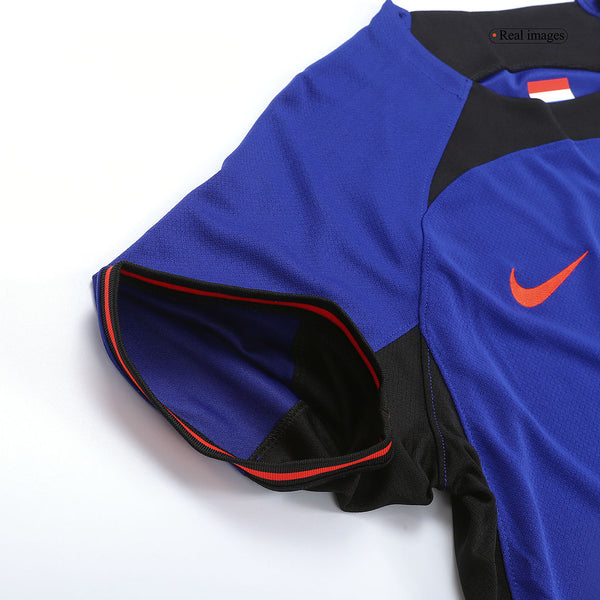 Netherlands Soccer Jersey Away Kit(Jersey+Shorts) 2022
