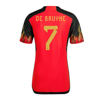 De Bruyne 7 - Belgium Home World Cup 2022 - Master Quality