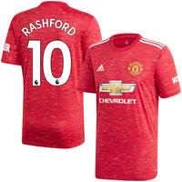 Rashford 10 -Manchester United Home 2020/21- Master Quality