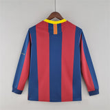 2010/11 Barcelona Home Fullsleeves Jersey - Retro