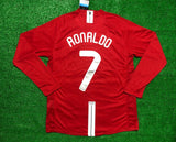 2007-08 Ronaldo 7- Manchester United Home Fullsleeves Jersey
