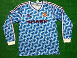 1990-92 Manchester United Away Fullsleeves Retro Jersey