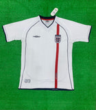 2001/02 England Home Jersey - Retro