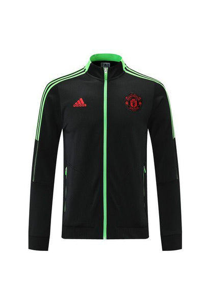 Manchester United Black/Green Strips Anthem Jacket 2021/22
