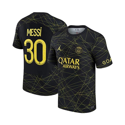 Messi 30 - PSG Fourth Black Jersey 2022/23 - Master Quality