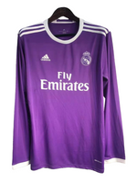 2016/17 Real Madrid Away Fullsleeves Jersey - Retro