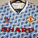 1990-92 Manchester United Away Fullsleeves Retro Jersey