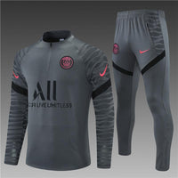 PSG Grey Training Tracksuit 2021/22