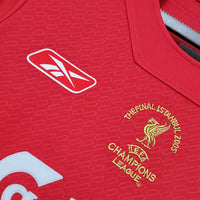 2005 Liverpool Champions League Final Home Jersey - Retro