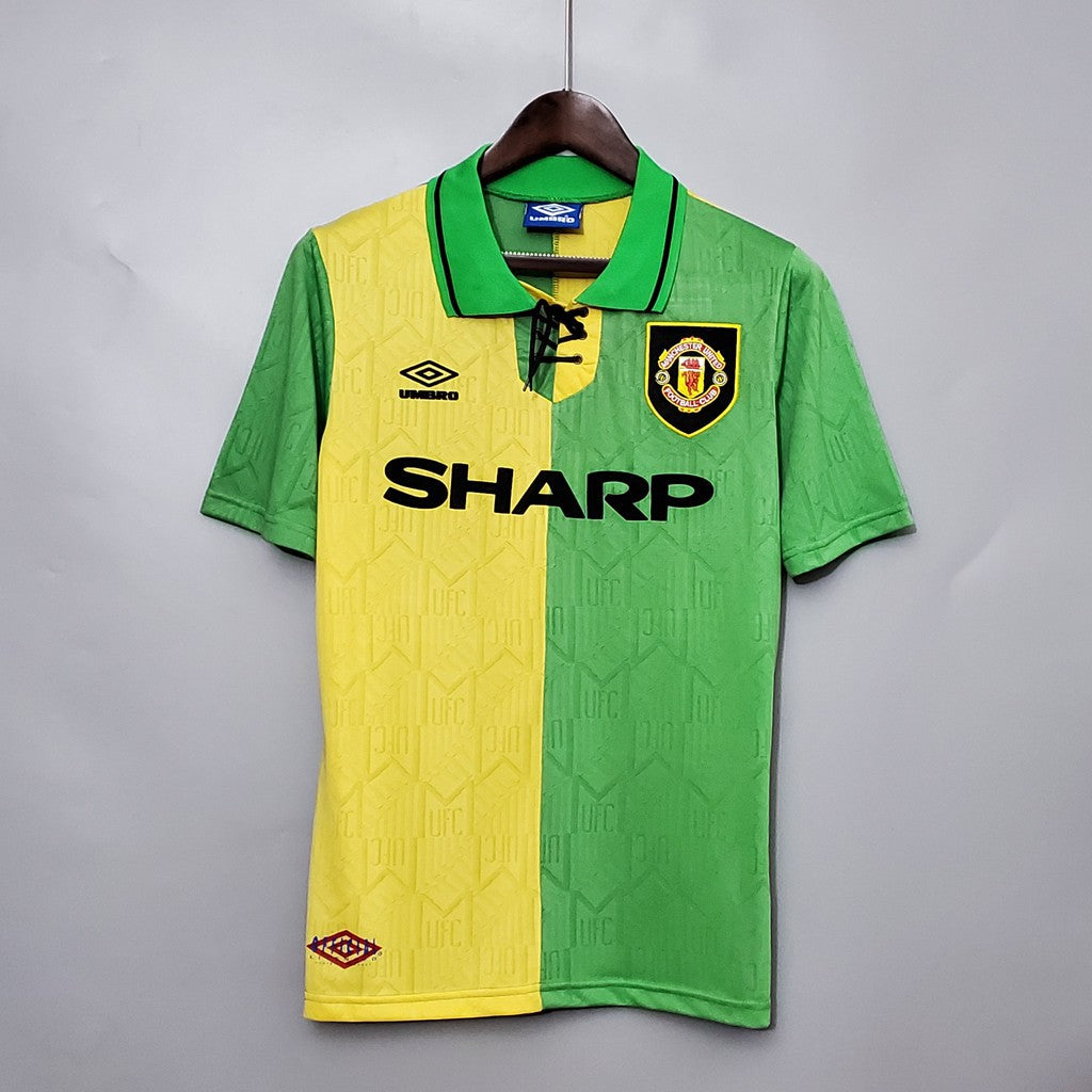 ウェア Manchester United 1992/94 Away Uniform MANCHESTER UNITED 1992/94 AWAY RETRO JERSEY - My Retro Store
