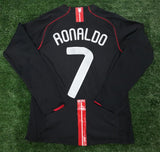 2007-08 Ronaldo 7- Manchester United Away Fullsleeves - Retro